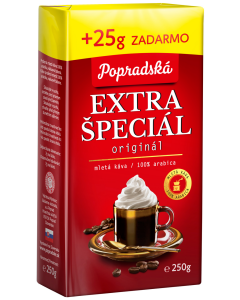 BOP Extra Špeciál káva mletá 250 g+25 g