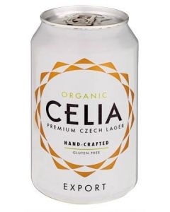 Celia Organic pivo bezlepkové 11,5° ležiak 330 ml PLECH