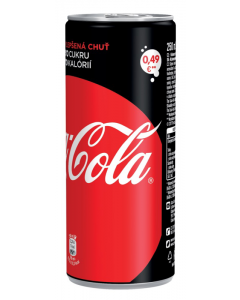 Coca Cola zero 250 ml PLECH