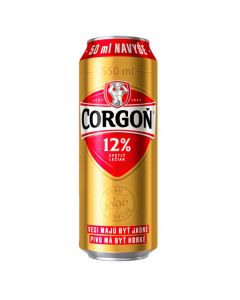 Corgoň 12° pivo 550 ml PLECH