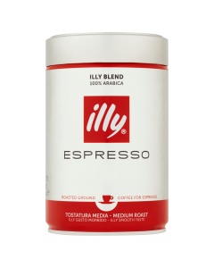 Illy Espresso Caffé Classico káva mletá 250 g dóza