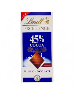 Lindt Excellence Milk Cocoa 45% 80 g