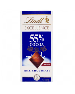 Lindt Excellence Milk Cocoa 55% 80 g