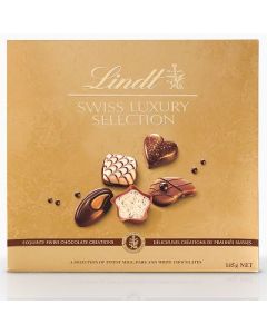 Lindt Swiss luxury selection zmes plnených bonbónov 145 g