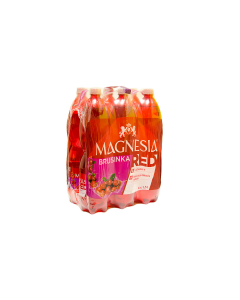 Magnesia red prírodná minerálna voda brusnica 1,5 l PET
