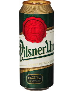 Pilsner Urquell pivo 12% 500 ml PLECH