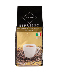 Rioba Gold 80% Arabica káva zrnková 1 kg