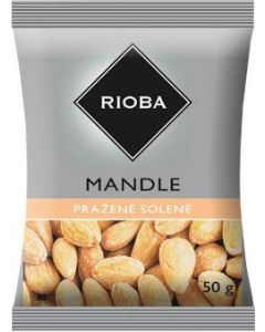 Rioba Mandle pražené solené 50 g