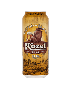 Velkopopovický Kozel pivo 10% 500 ml PLECH